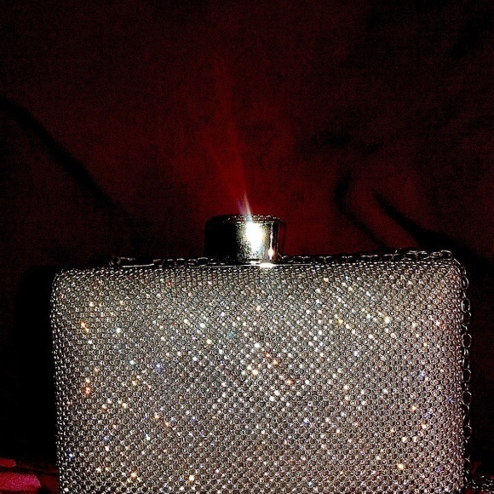 Silver diamond Crossbody